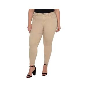 Liverpool Piper Hugger Slim Fit Skinny Jeans In Biscuit Tan NWT Size 22W